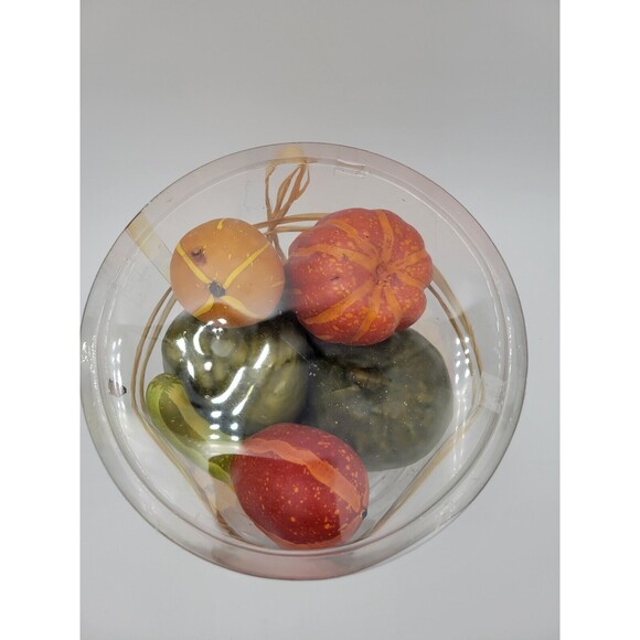 Autumn Theme Table Runner 72" & Faux Gourds Pinecones Thanksgiving Decor - Picture 11 of 13